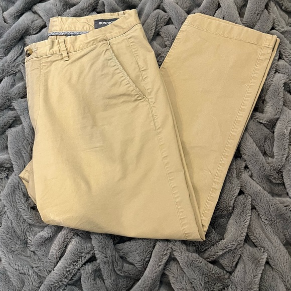 Bonobos Slim Tan Chinos Size 34w - Picture 4 of 14